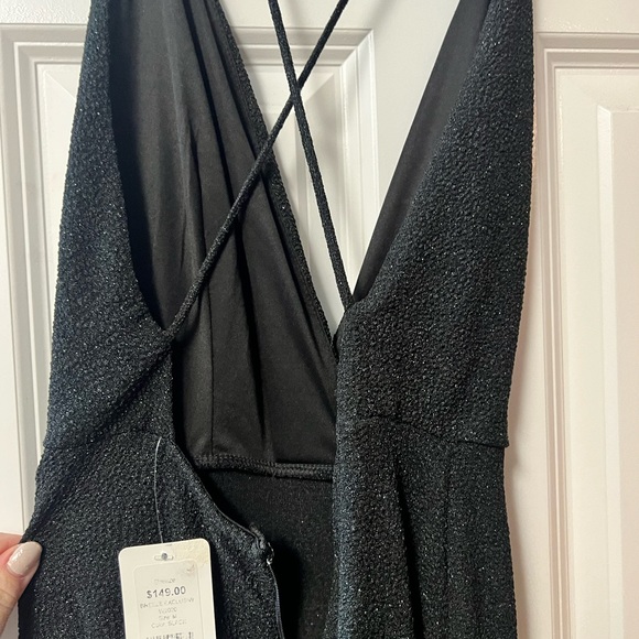 Breeze Bridal Long Black Sparkle Prom Dress - Picture 2 of 3